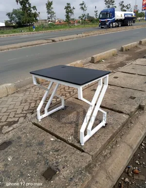 Metallic Study Table Table (120cm by 60cm by 75cm)