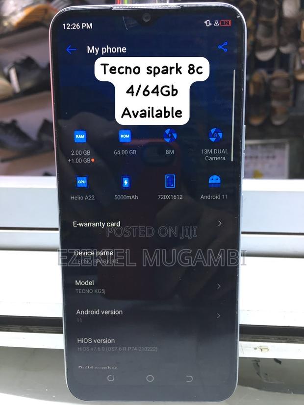 Tecno Spark 8C 64 GB Gray - thumbnail 3