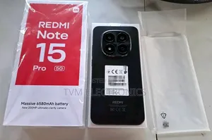 New Xiaomi Redmi Note 15 Pro+ 512 GB Black