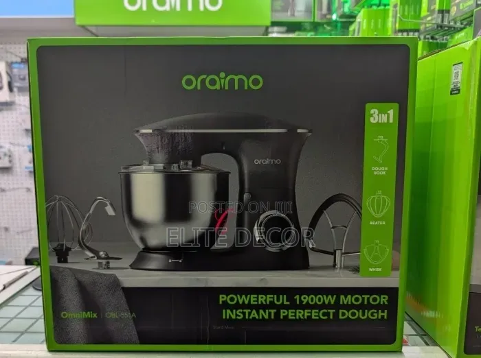 Oraimo Ominimix Obl-551a 6 Speeds Durable All Metal Gears *Stand Mixer