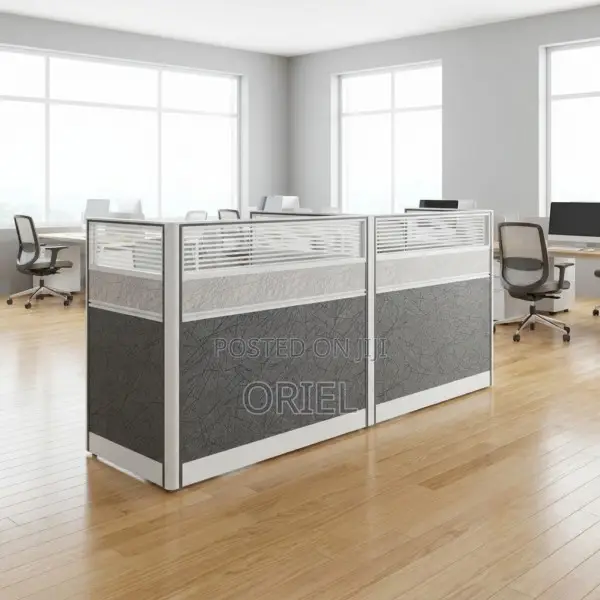 Office Workstation : Modular 2-Person Office Working Workstation
