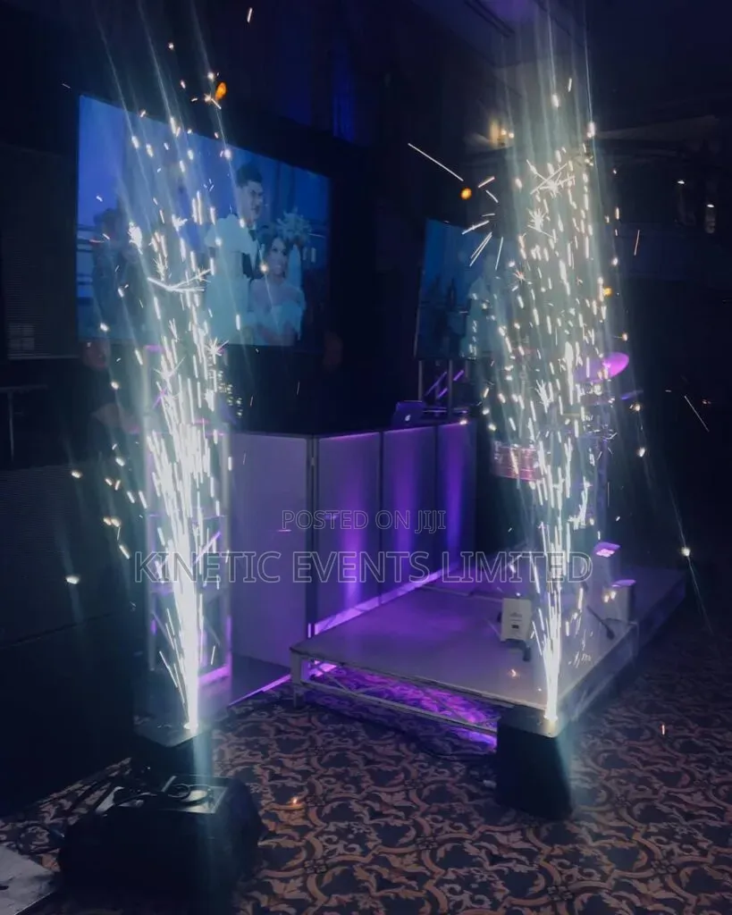 Product Launch Cold Spark Machine