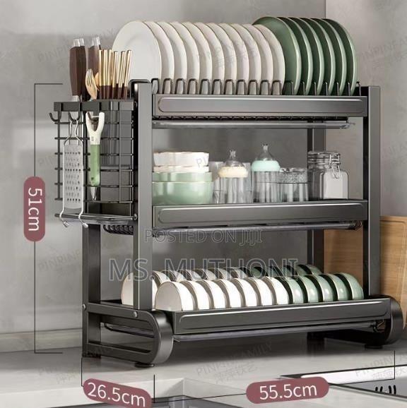 *3-Tier Heavy Duty Modern Kitchen Dish Rack* - main view
