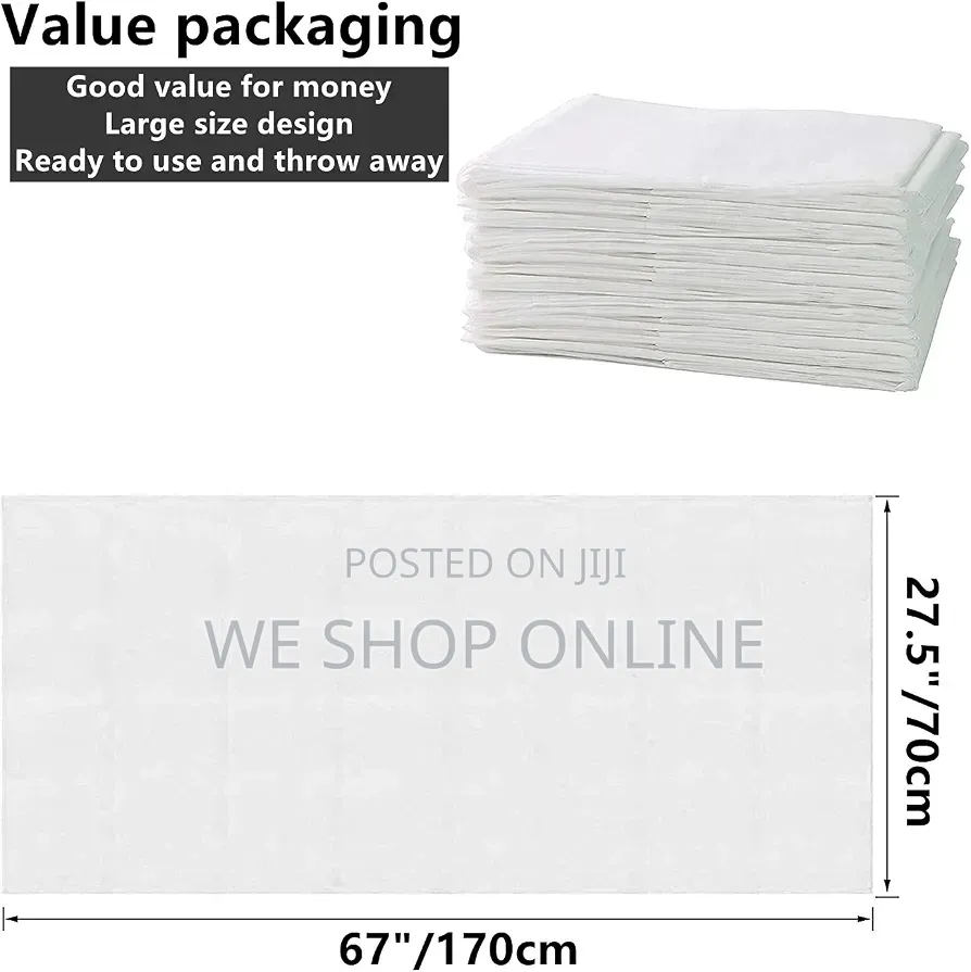 10 PCS Disposable Massage Bed Sheets.