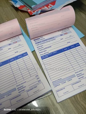 Custom Receipt Books Printing Services.