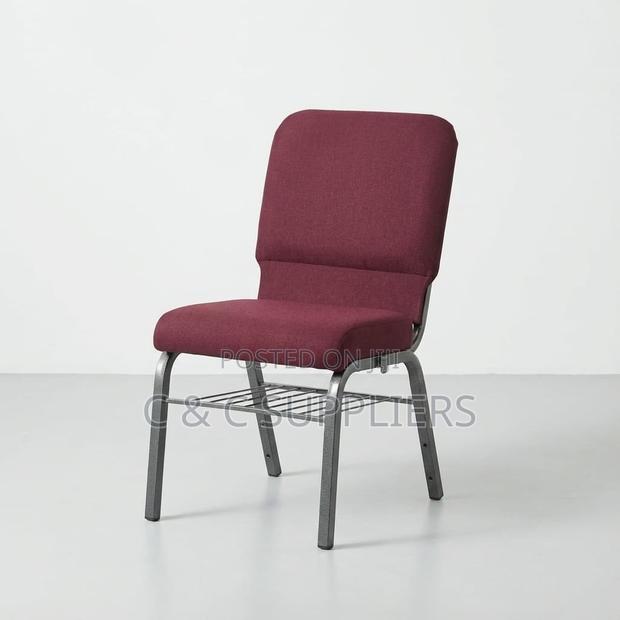 Fabric Armless Banquet Event Chair - thumbnail 2