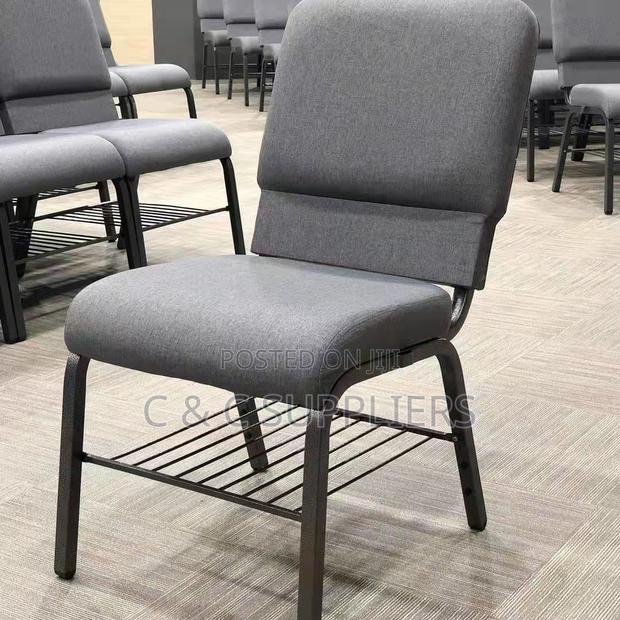 Fabric Armless Banquet Event Chair - thumbnail 4