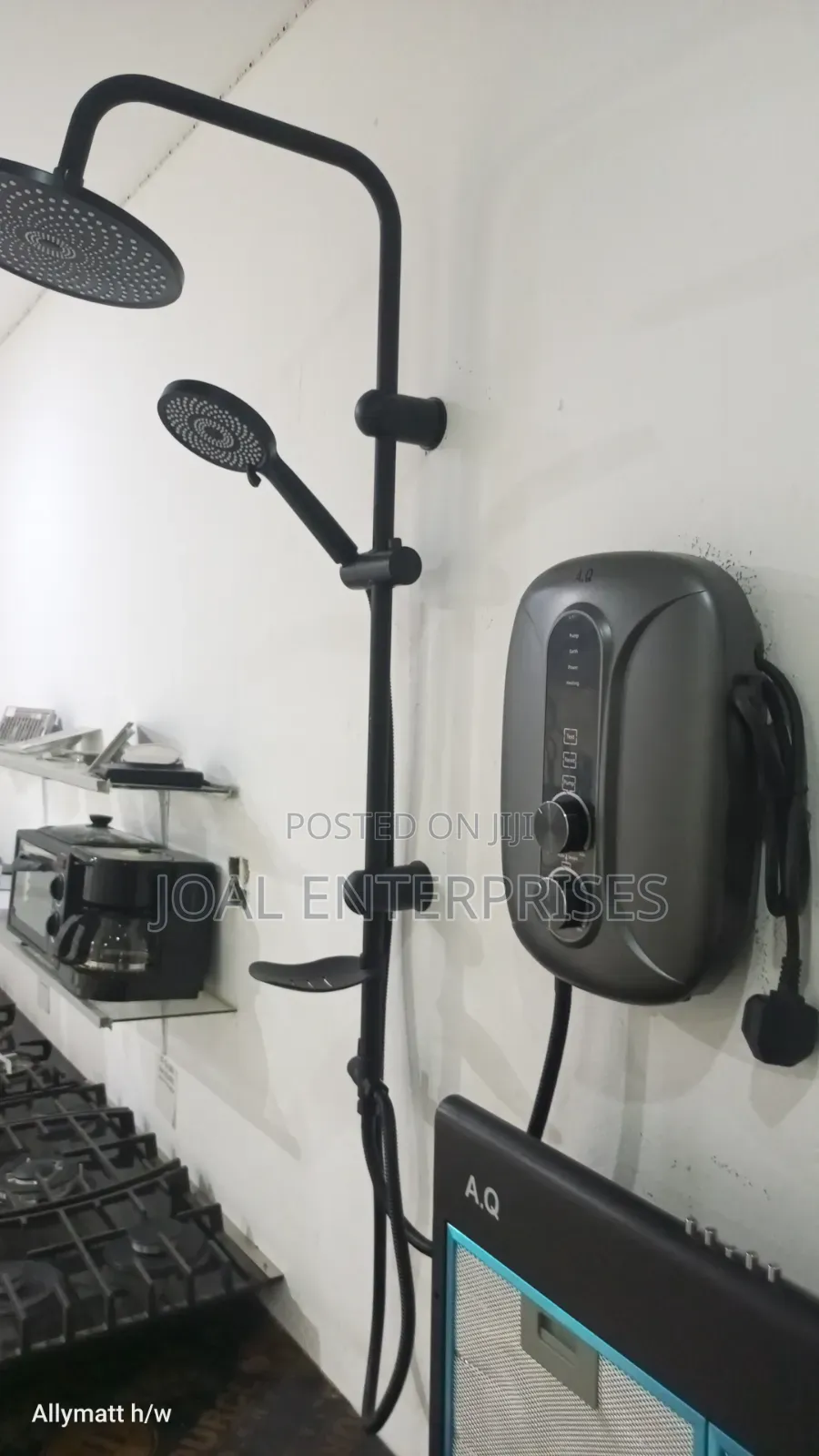 Instant Water Heater With Pump +Shower Raiser