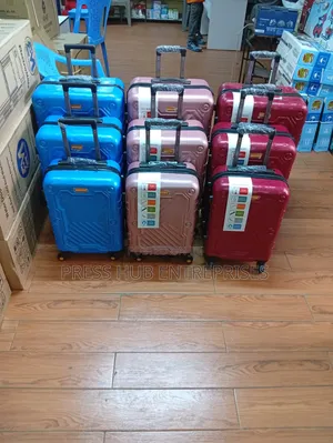 3 in 1 Unbreakable Rubber Suitcases