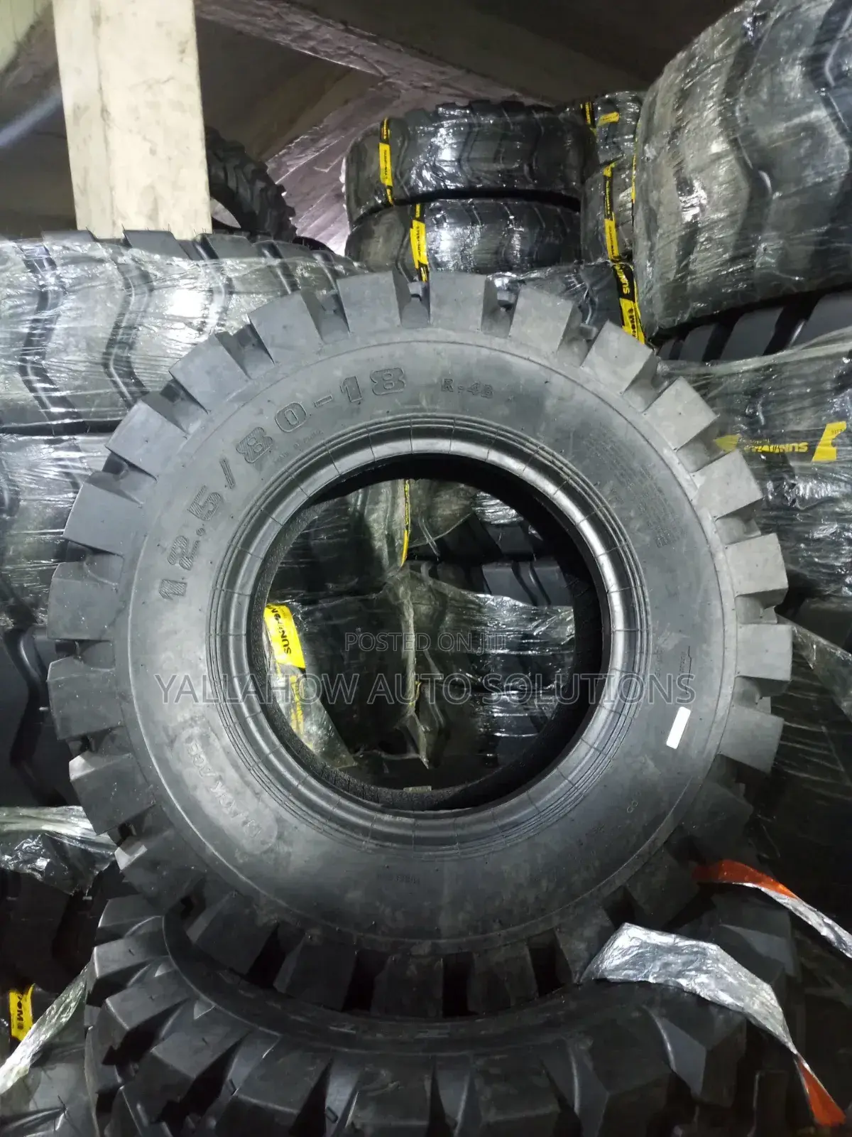 12.5/80-18 16pr Vk India Tyres – Heavy-Duty Backhoe Loader Tyres