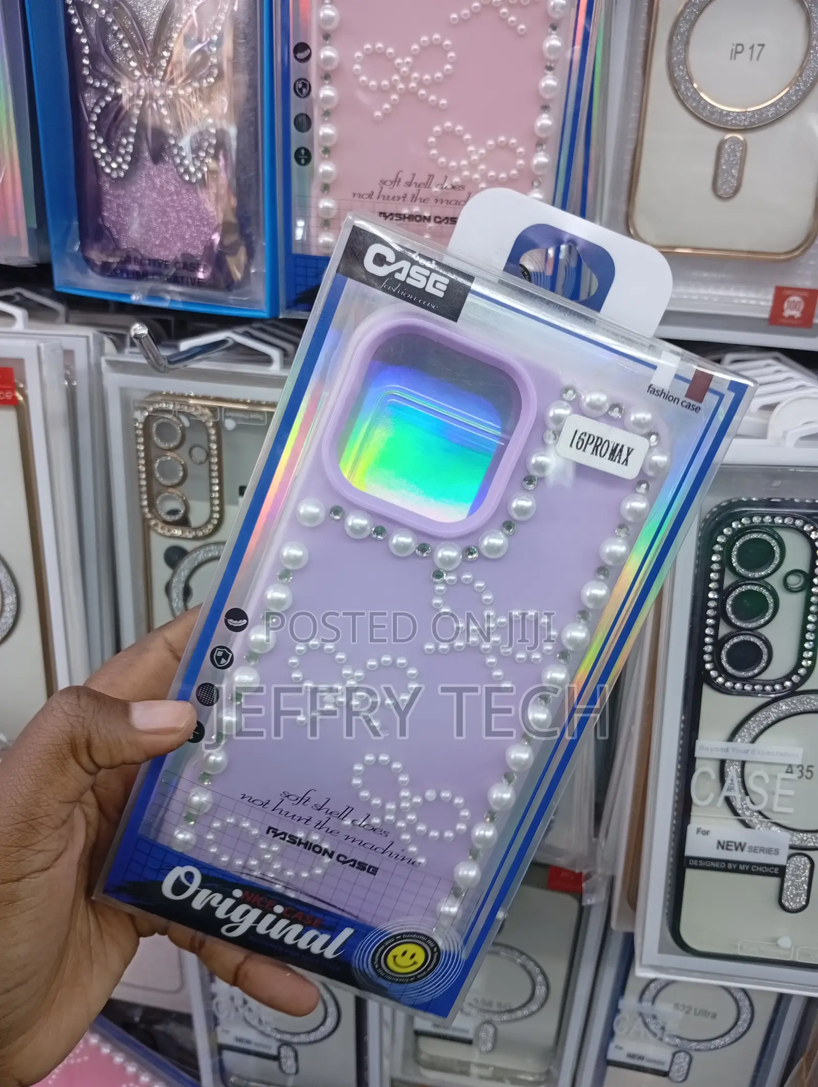iPhone 16 Pro Max Luxury Girly Design Cover