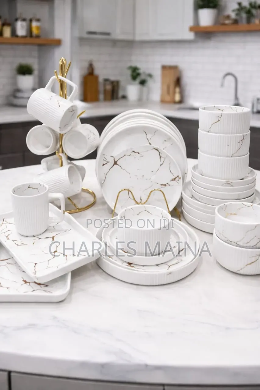 32pcs Matte Stoneware Dinner Set