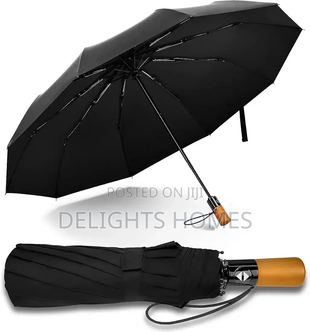 Large Reinforced Automatic Umbrella _Haw