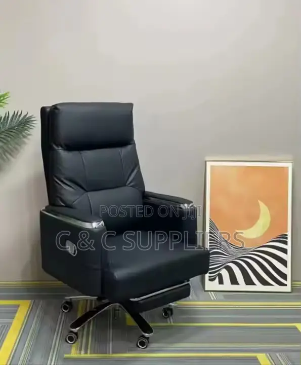 Office Black Leather Chair