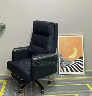 Office Black Leather Chair