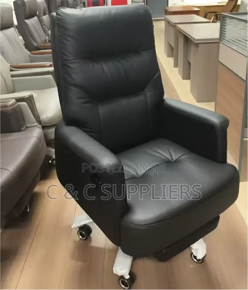 Office Black Leather Chair
