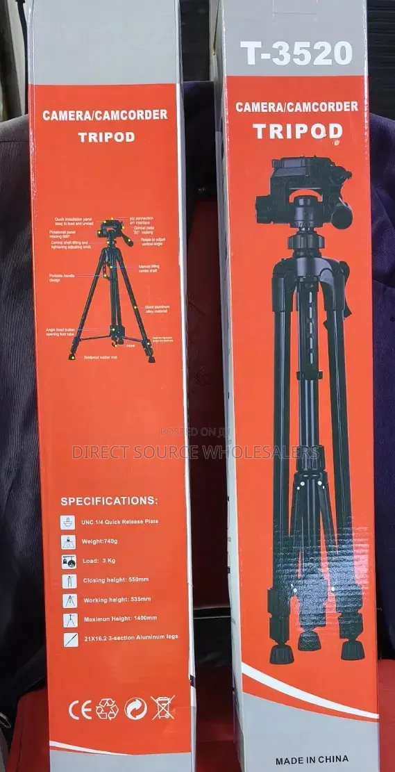 Weifeng 3520 Adjustable DSLR Phone Tripod