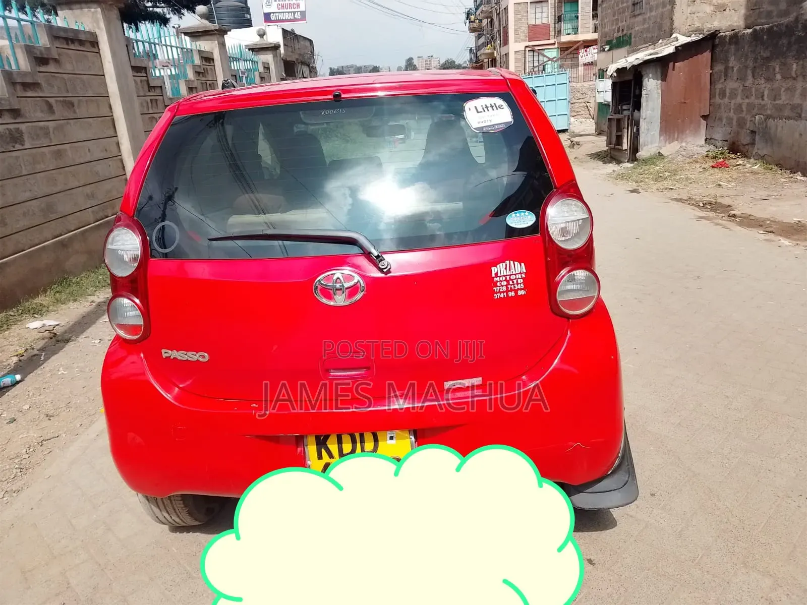 Toyota Passo 2014 Red