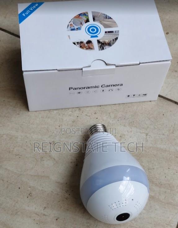 Panoramic Wifi 1080p Ip Camera Light Bulb for Home Security