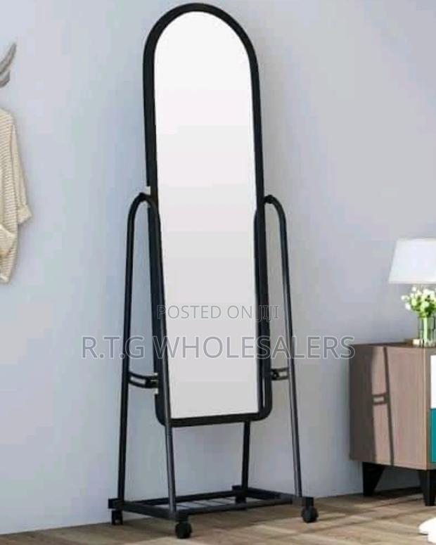 Full Length Dressing Mirror With Wheels Shoe Rack