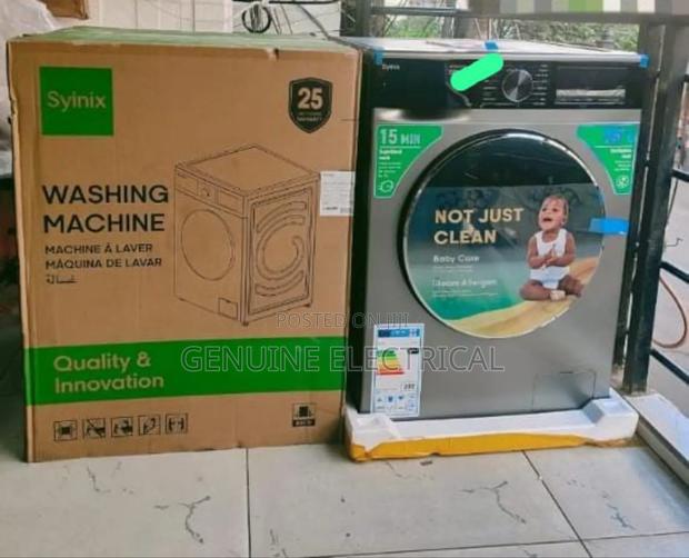 Syinix 10/7kg Front Load Wash and Dry Washing Machine