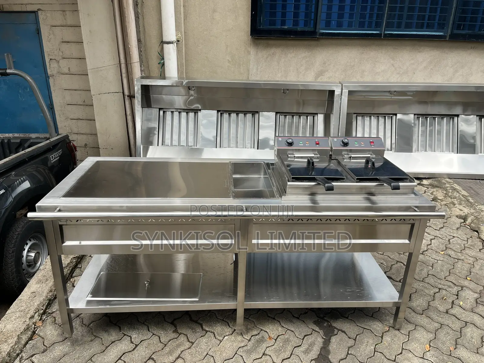 Commercial Fast-Food Workstation