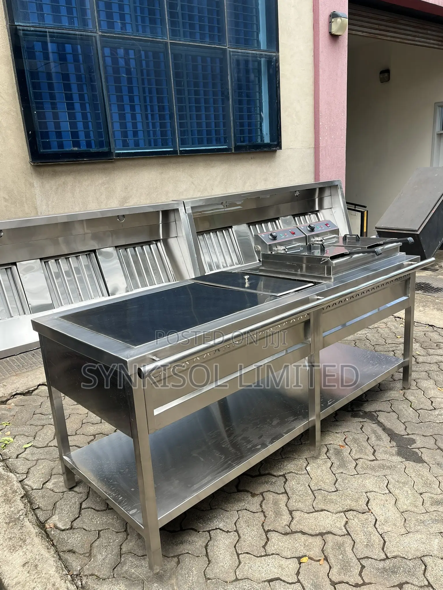 Commercial Fast-Food Workstation