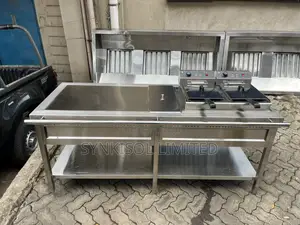 Commercial Fast-Food Workstation