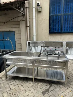 Commercial Fast-Food Workstation