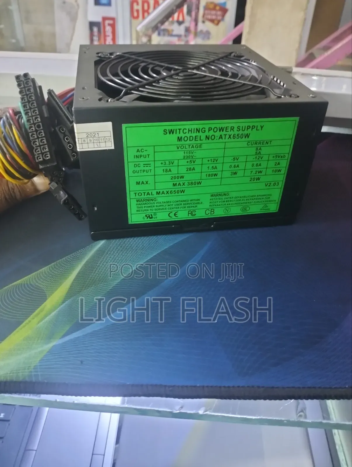 Computer Power Supply 650watts