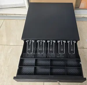 Cash Drawer Box 5 Slot With 5 Metal Clips Point of Sale Cash Drawer