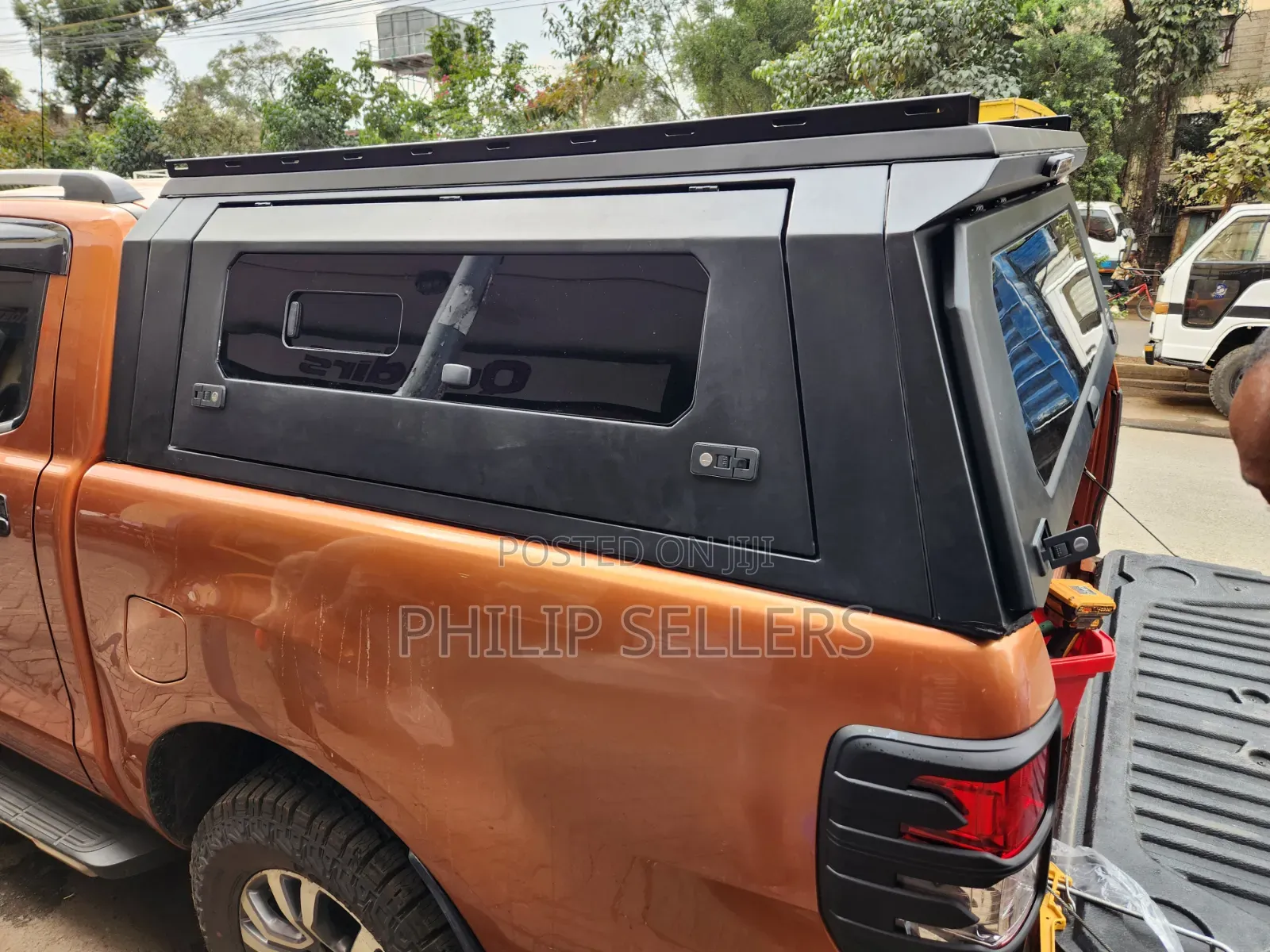 Our Matte Black Steel Canopy Is Built for Durability, Security