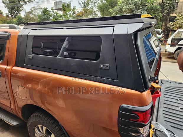 Our Matte Black Steel Canopy Is Built for Durability, Security