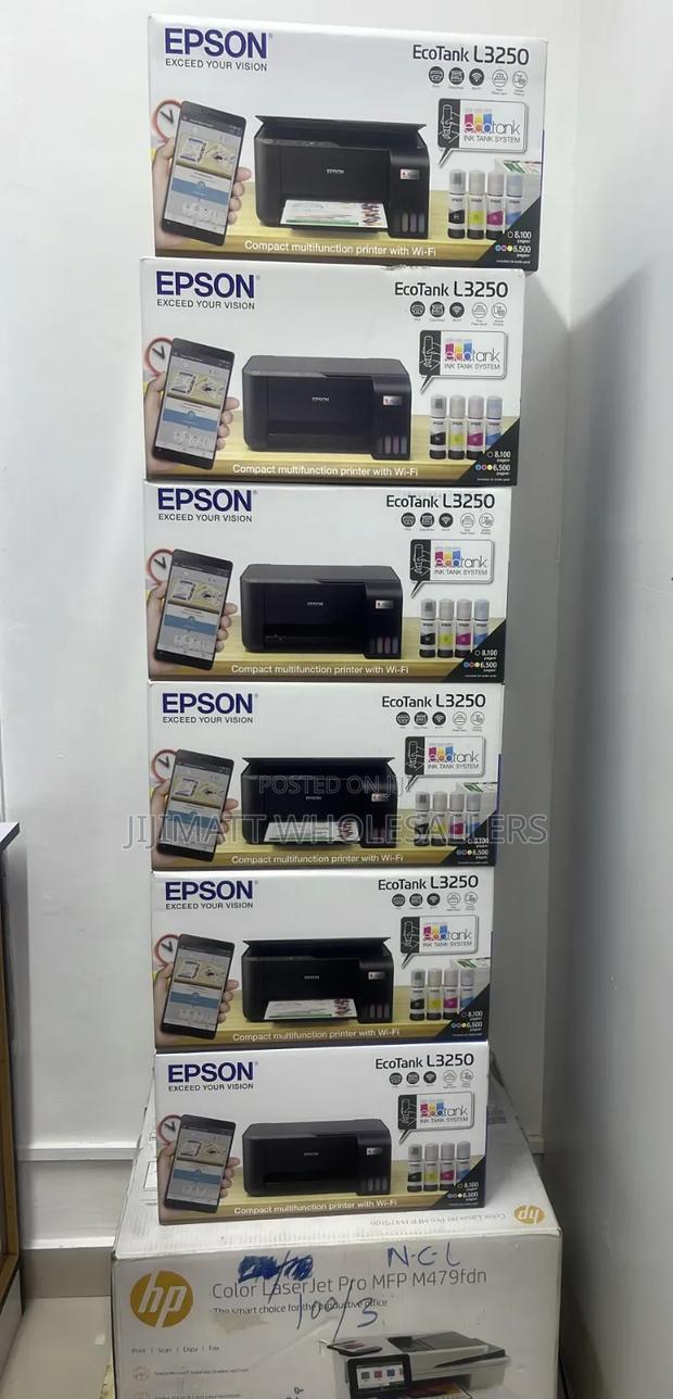 Epson Ecotank L3250 A4 Wifi Wireless All in One Ink Tank Printer
