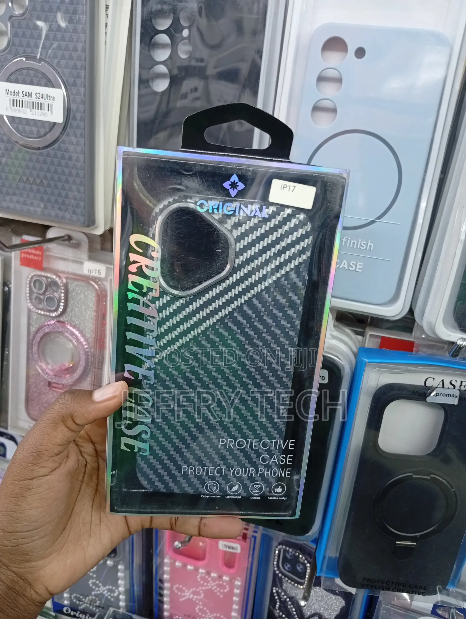 iPhone 17 Pro Max Woven Aramid Fiber Look Case