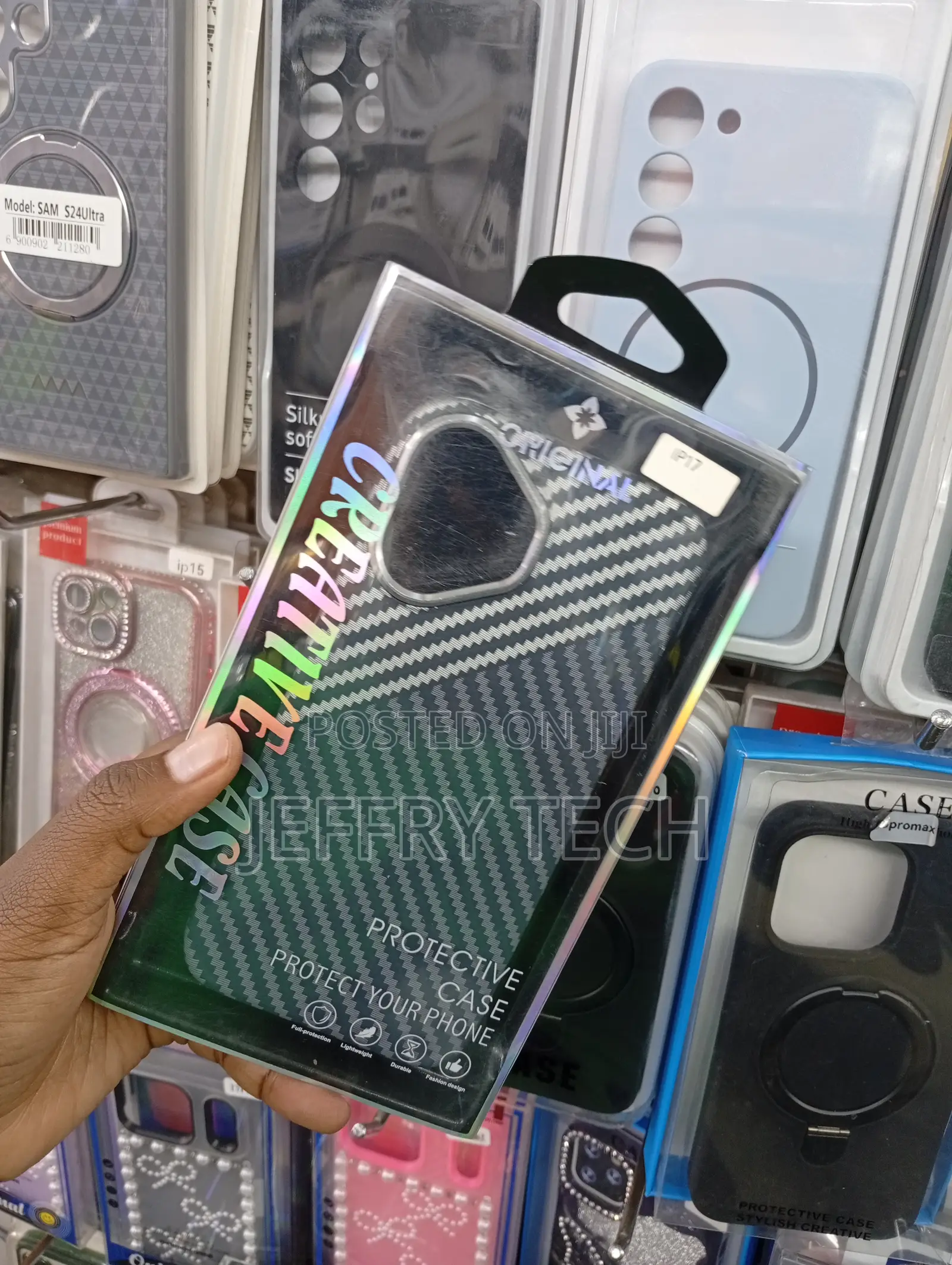 iPhone 17 Pro Max Woven Aramid Fiber Look Case
