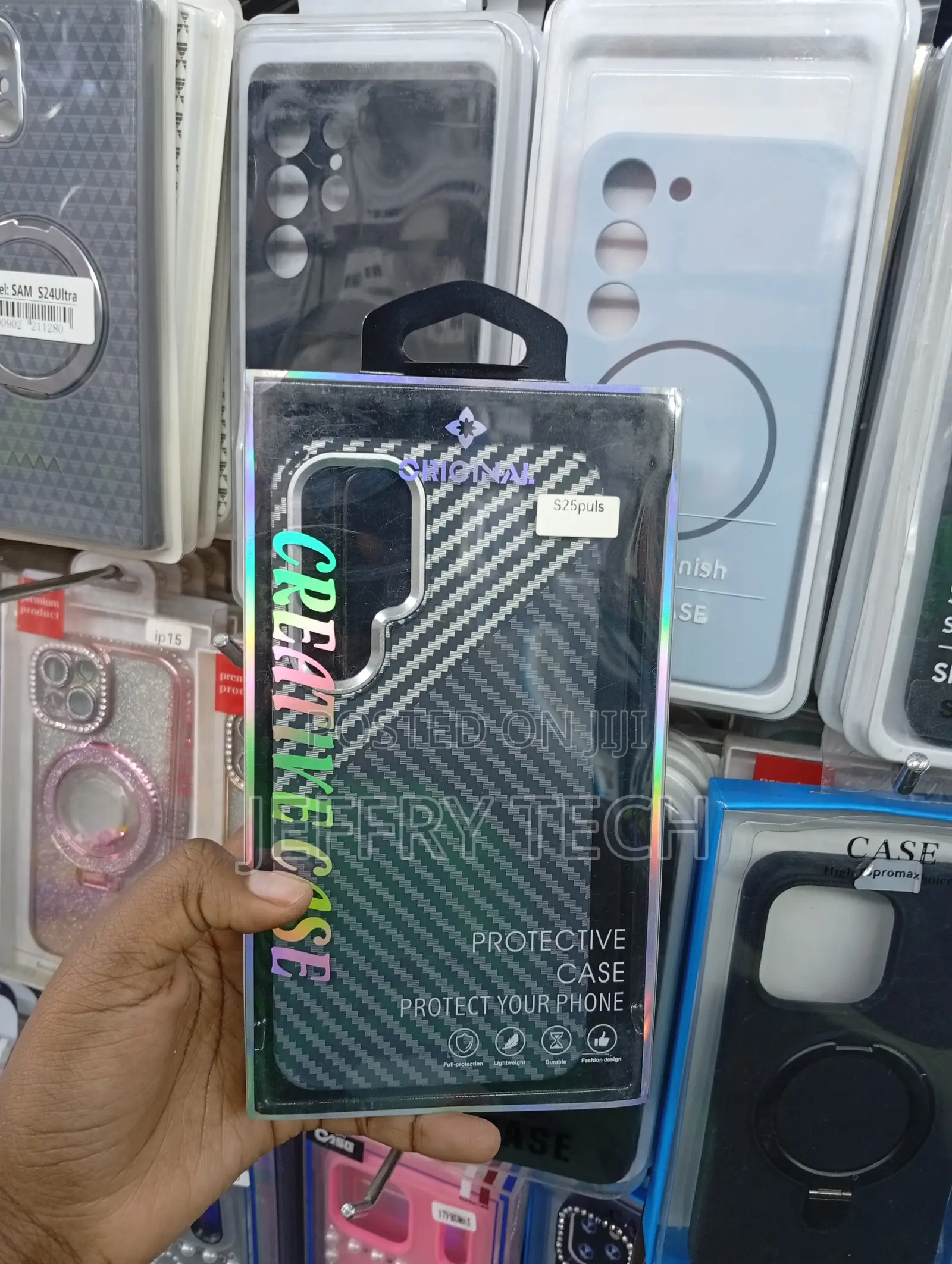 Samsung Galaxy S25 Fiber Wave Aesthetic Cover