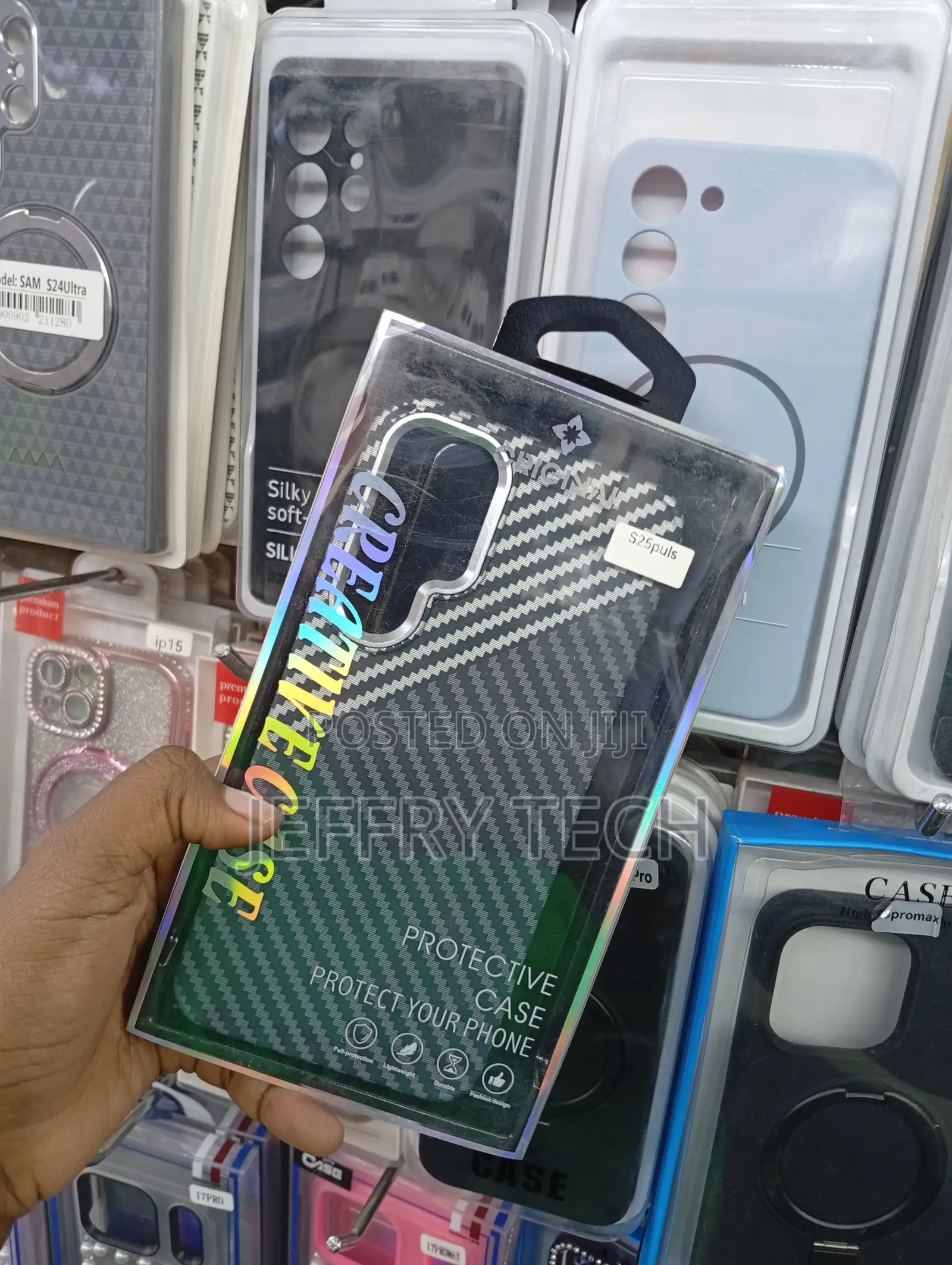 Samsung Galaxy S25 Fiber Wave Aesthetic Cover