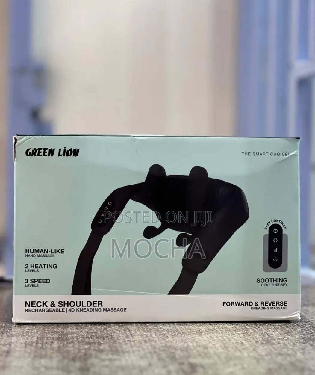 Green Lion Neck Shoulder Rechargeable 4d Kneading Massage