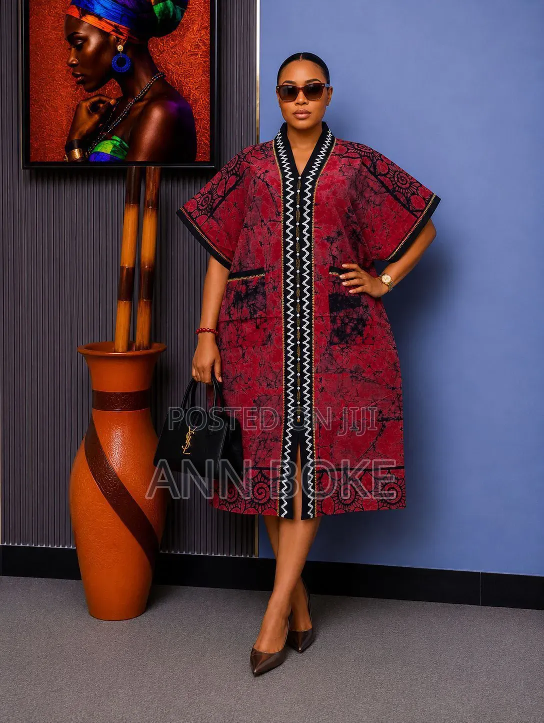 Cute Dress Kitenge Free Wear 
Cotton