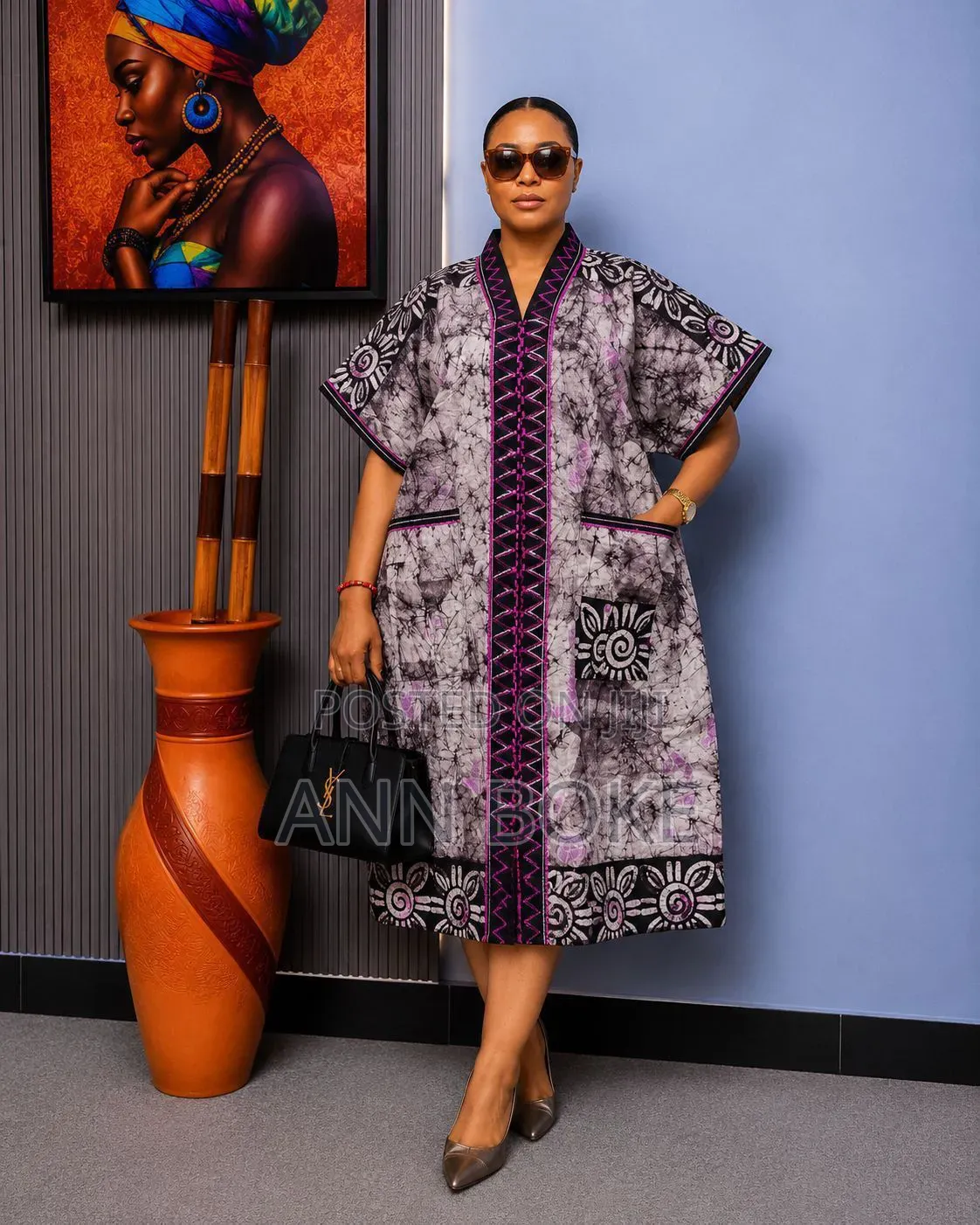 Cute Dress Kitenge Free Wear 
Cotton