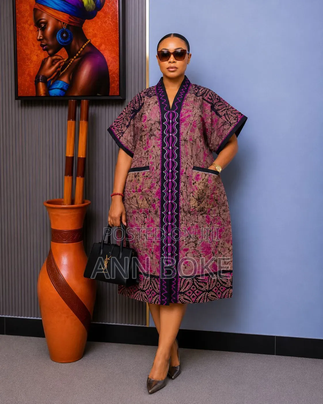 Cute Dress Kitenge Free Wear 
Cotton