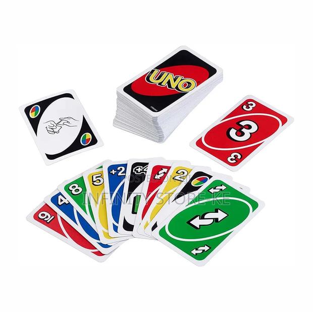 Uno Card Game With a Metallic Case - thumbnail 2