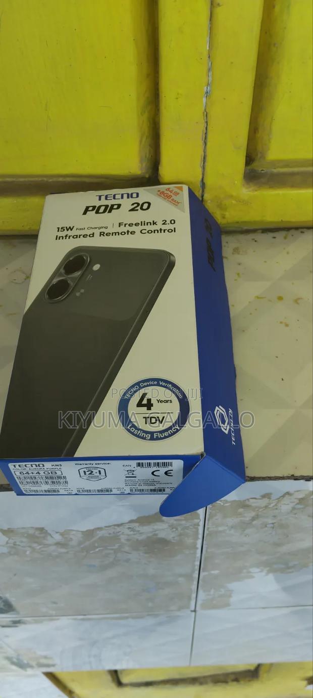 New Tecno Pop 20 128 GB White