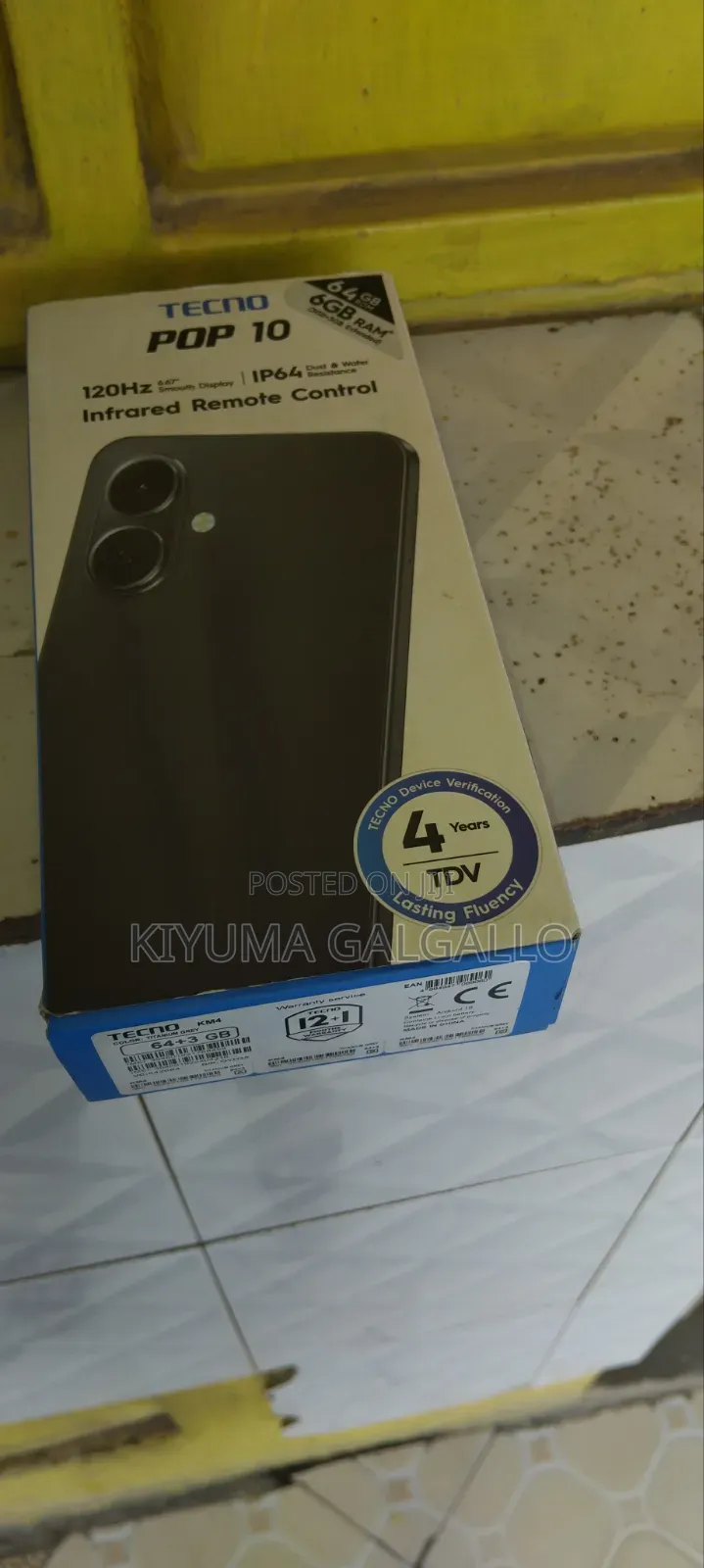 New Tecno Pop 20 128 GB White