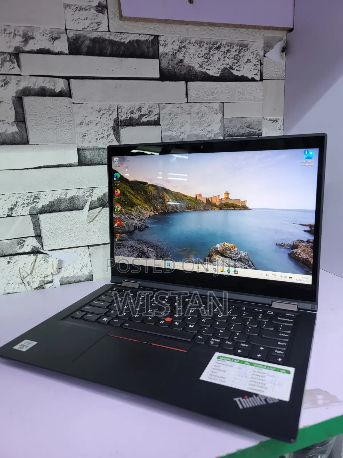 Laptop Lenovo ThinkPad x13 Yoga 16GB Intel Core i5 SSD 256GB