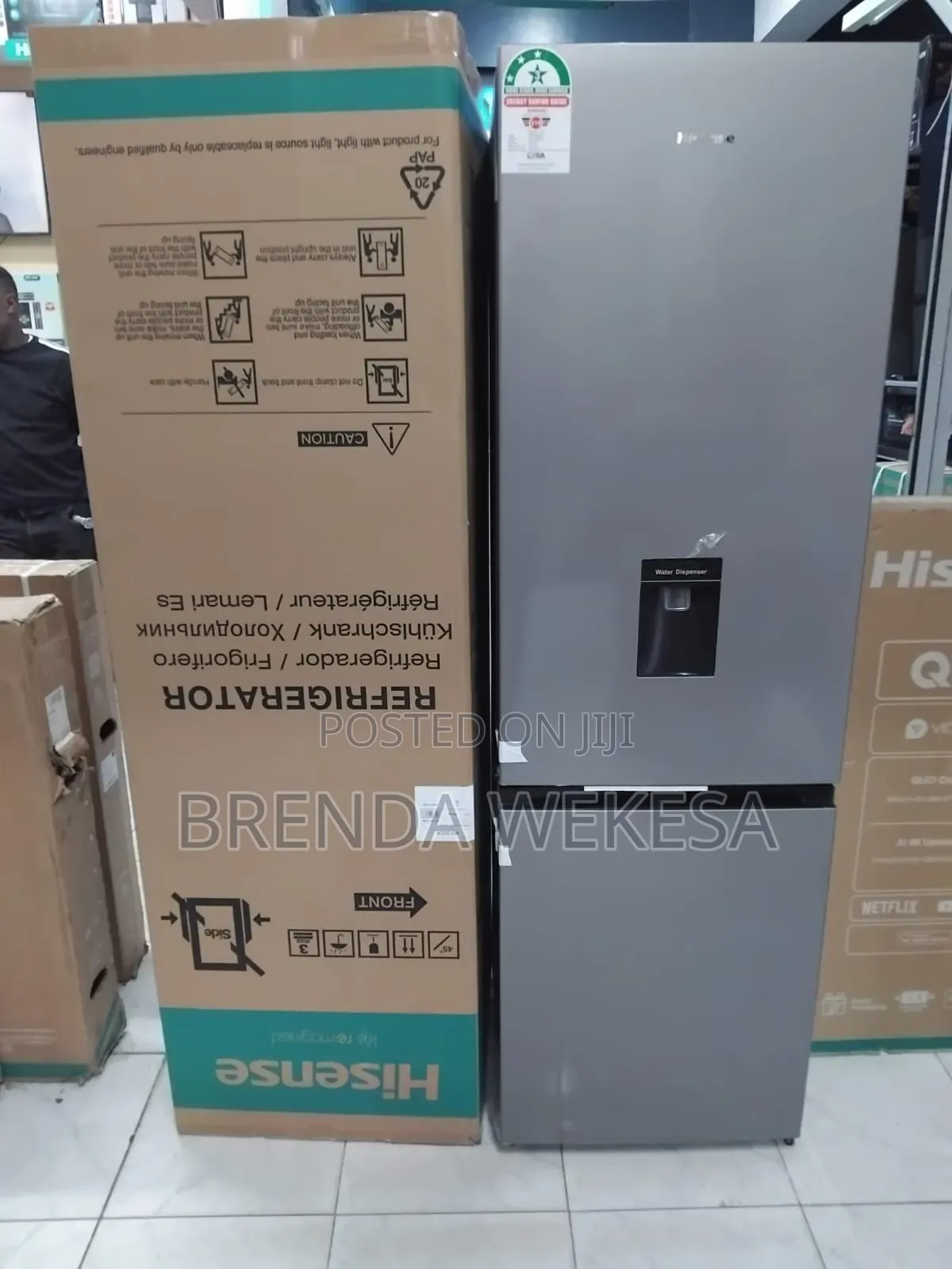 Hisense 268litres Ref265dr Bottom Freezer No-Frost Refrigerator