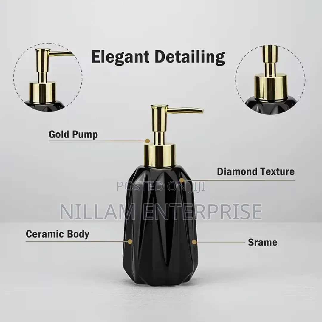 Light Luxury Ceramic Soap Dispenser
