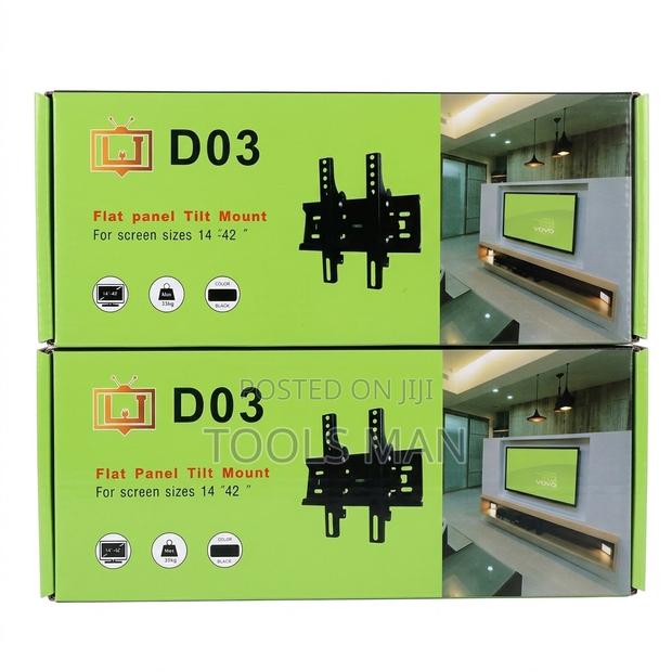 D03 Flat Panel Tilt Tv Wall Mount Bracket 14- 42 Inch