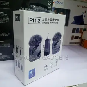 F11-2 Wireless Microphone for iPhone Android Camera 3 in 1